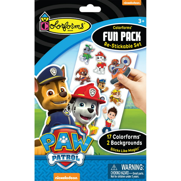 / Red Glitter Paper projects Paw Patrol Reusable foil Craft stickers Age 3 